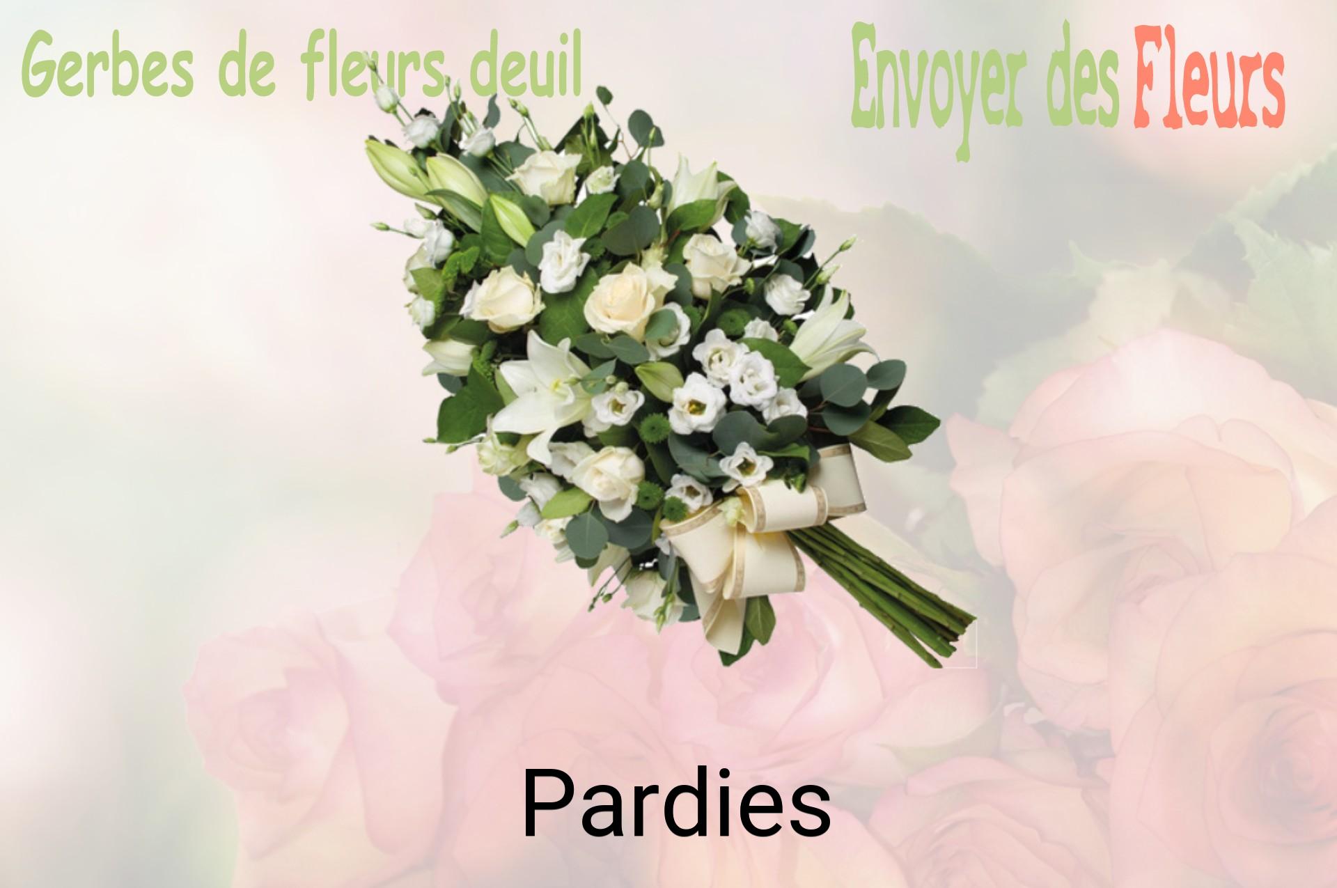 Gerbe de fleurs de deuil livrée à Pardies